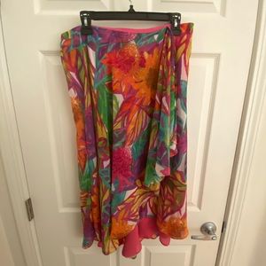 Fun, floral multicolored skirt by Ralph Lauren